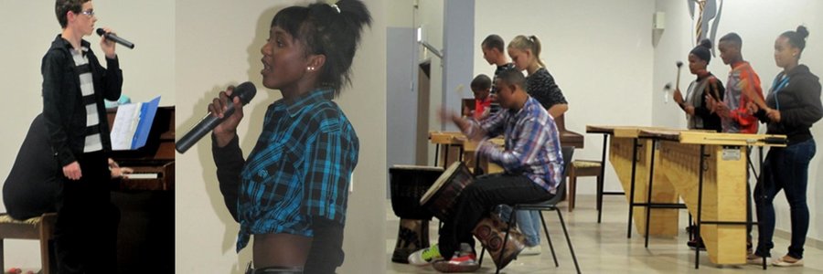 Jordan Linehan, Andrea Wildschu en die Marimba orkes